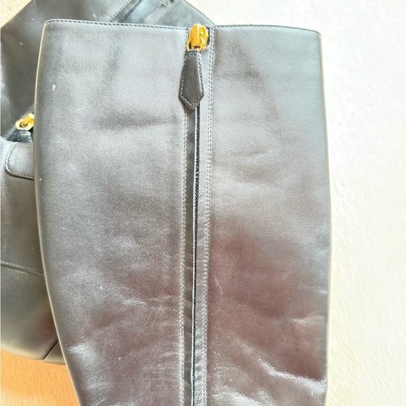 Elegant Itailan Black High Heel Boots - Picture 12 of 13